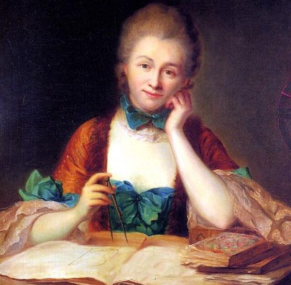 portrait painting of Emilie du Chatelet