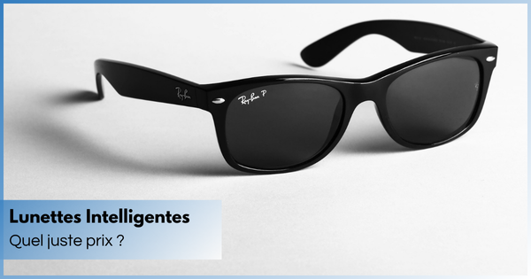 Ray-Ban glasses placed on a table