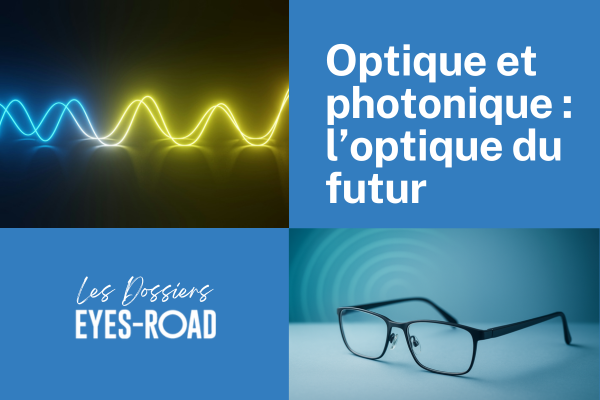 article cover with glasses and photon light
